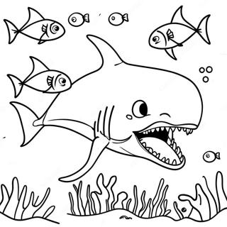 Bojanka Sa Megalodonom U Podvodnoj Sceni 72572 16303