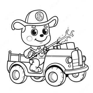 Sladak Marsal Sa Vatrogasnim Kamionom Bojanka 73266 16831