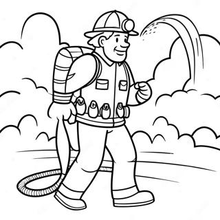 Hrabri Vatrogasac Sa Crevom Bojanka 73292 16851