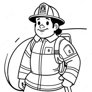 Hrabri Vatrogasac Sa Crevom Bojanka 73292 16852