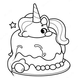 Bojanka Sa Duskom Jednoroga I Tortom 73395-16936