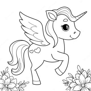 Bojanka Za Slatkog Pegaza Sa Cvecem 74113-17493