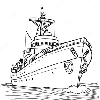 Brod Iz Drugog Svetskog Rata Bojanka 74192-17561