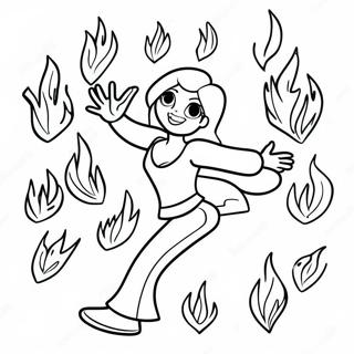 Bojanka Plesnih Plamenova 74598-17875