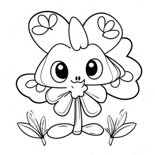 Stranica Za Bojanje Slatke Djeteline 75707 18744