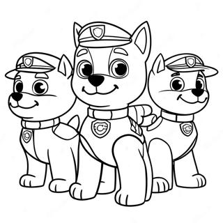 Stranica Za Bojanje Halloween Paw Patrol 75729-18745