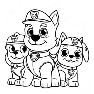 Stranica Za Bojanje Halloween Paw Patrol 75729-18746