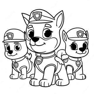 Stranica Za Bojanje Halloween Paw Patrol 75729-18748