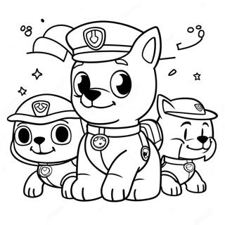 Stranica Za Bojanje Zastrasujuce Halloween Paw Patrol 75730-18752