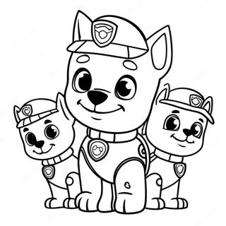 Stranica Za Bojanje Slatke Halloween Paw Patrol 75731-18753