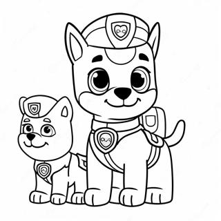 Stranica Za Bojanje Slatke Halloween Paw Patrol 75731-18754