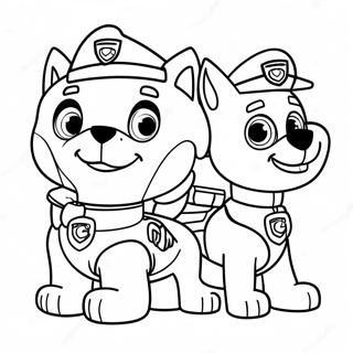 Stranica Za Bojanje Slatke Halloween Paw Patrol 75731-18755