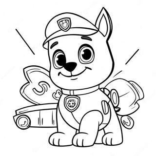 Stranica Za Bojanje Smesne Halloween Paw Patrol 75732-18758
