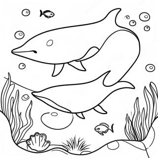 Stranica Za Bojanje Porodice Orki Pod Vodom 75757-18774