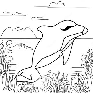 Stranica Za Bojanje Velicanstvene Orke U Okeanu 75759-18781