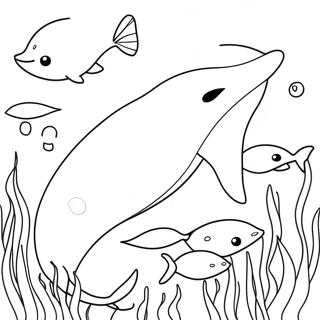 Stranica Za Bojanje Velicanstvene Orke U Okeanu 75759-18782