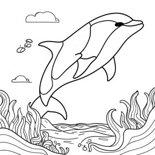 Stranica Za Bojanje Velicanstvene Orke U Okeanu 75759-18783