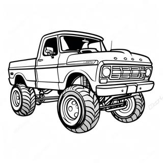 Bojanka Za Klasicni Podignuti Ford Kamion 75784 18798