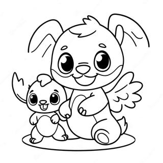 Preslatka Bojanka Sa Stitom I Andelom Prijateljima 76013-18971