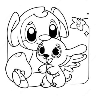 Preslatka Bojanka Sa Stitom I Andelom Prijateljima 76013-18972