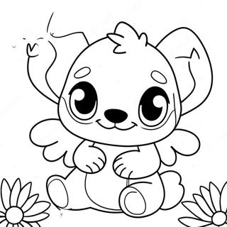 Sarmantna Bojanka Sa Stitom I Andelom Sa Cvecem 76015-18977