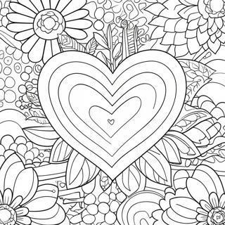 Sarena Basta Ruza Srca Za Bojanje 76627-19459