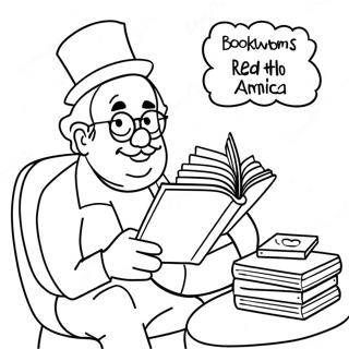 Zabavni Crvi Knjiga Iz Amerike Za Bojanje 76654 19481