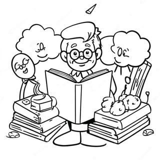 Zabavni Crvi Knjiga Iz Amerike Za Bojanje 76654 19482