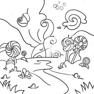 Bojanka Slatkog Pejzaza Iz Sveta Slatkisa 77268-19940