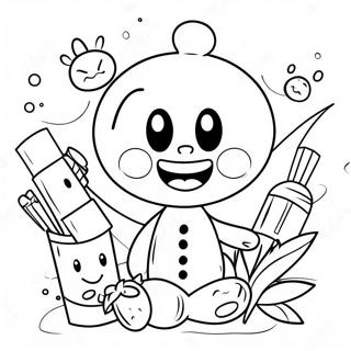 Bojanka Sa Crtanim Likovima Koji Promovisu Zdravlje 77373-20021