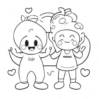 Bojanka Sa Crtanim Likovima Koji Promovisu Zdravlje 77373-20023