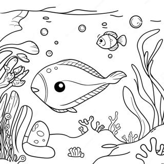 Podvodna Okeanska Stranica Za Bojanje 77524 20128