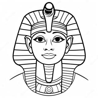 Faraon U Kraljevskom Odelu Stranica Za Bojanje 77552-20154