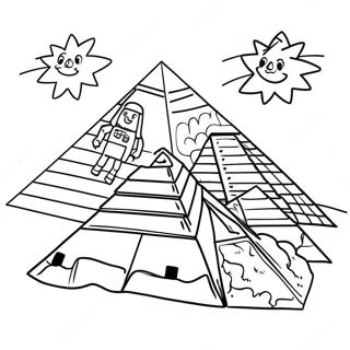 Piramide Pod Zvezdastim Nebom Stranica Za Bojanje 77554-20161