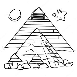 Piramide Pod Zvezdastim Nebom Stranica Za Bojanje 77554-20162