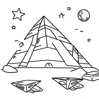 Piramide Pod Zvezdastim Nebom Stranica Za Bojanje 77554-20164