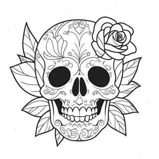 Gotska Lubanja Sa Ruzom 77629-20215