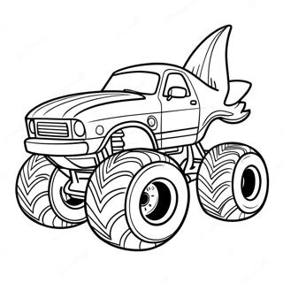 Strsljen Monster Truck Sa Gigantskim Tockovima Bojanka 78045 20541