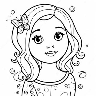 Mastovita Devojka Sa Leptirima Bojanka 78173-20640