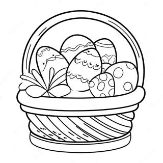 Velika Uskrsnja Korpa Puna Jaja Bojanka 78226 20682