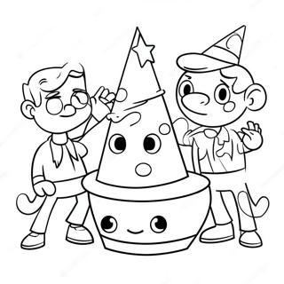 Zabavna Zurka Cudnih Roditelja Stranica Za Bojanje 78379 20798