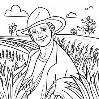 Sarmantna Stranica Za Bojanje Zetve U Kukuruzu 78431-20842