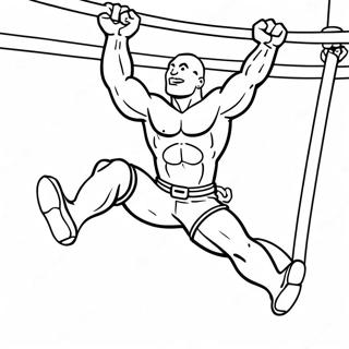 Bojanka Sa Stenom Koji Skace Sa Konopaca 78535-20924