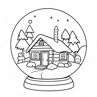 Udobna Koliba U Sneznom Globusu Bojanka 78946-21235