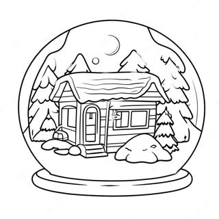 Udobna Koliba U Sneznom Globusu Bojanka 78946-21236