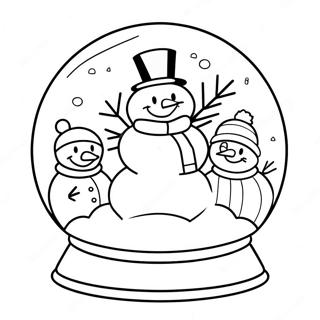 Snezni Globus Sa Sneska Belica I Prijateljima Bojanka 78947-21237