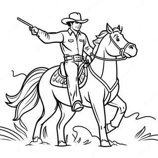 Kauboj Na Konju Bojanka 78997 21272