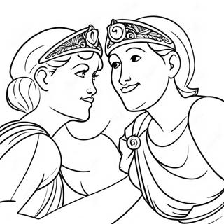 Bojanka Sa Dijanom I Romom Dok Se Igraju Zajedno 79151 21392