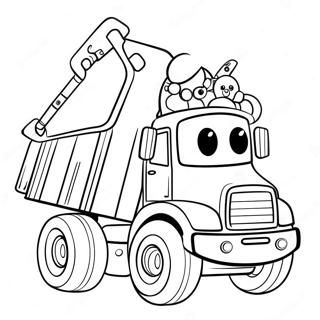 Slatki Kamion Za Otpad Sa Igrackama Bojanka 79230 21454