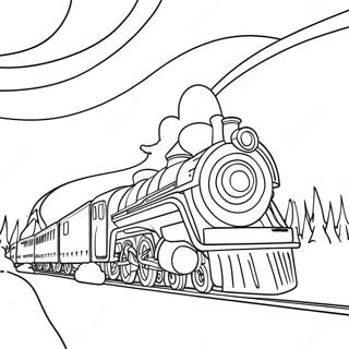 Festivna Bojanka Sa Polar Expressom I Deda Mrazom 79257 21482